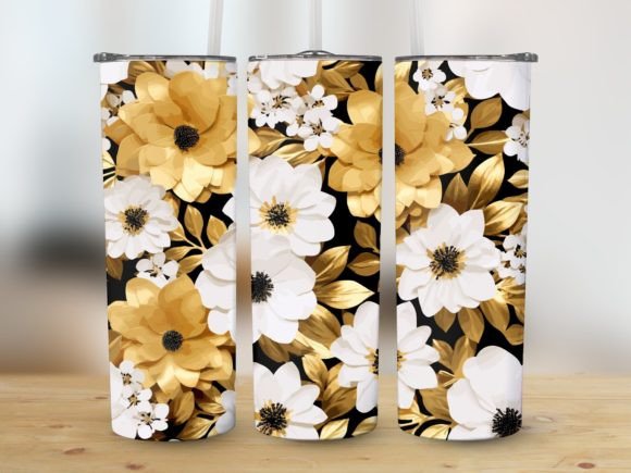 20oz Skinny Tumbler Wrap Blumenmuster Review