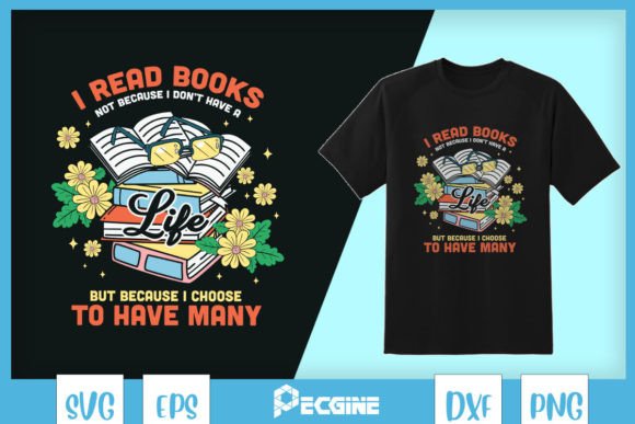 Bookworn Read Books Many Lives SVG Review