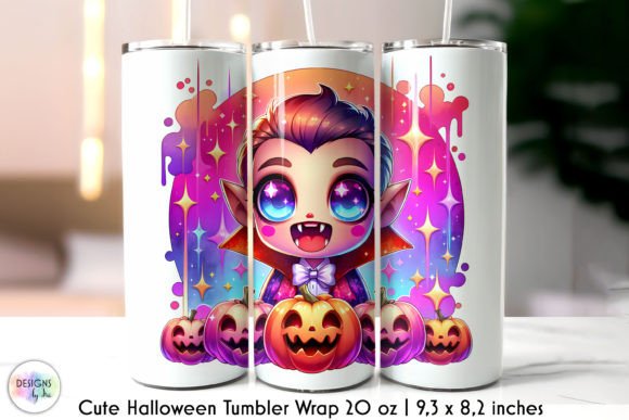 Cute Halloween Vampire Tumbler Wrap Review