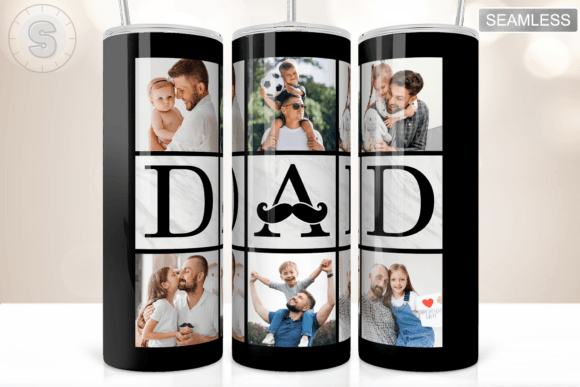 Dad Photo Fathers Day 20Oz Tumbler Wrap Review