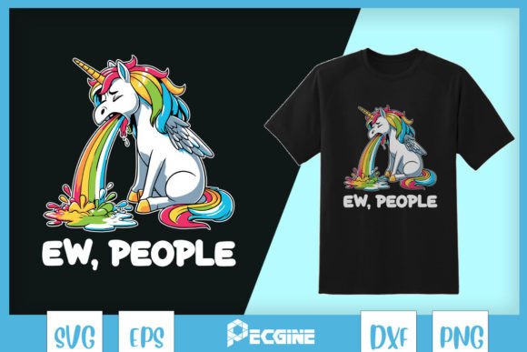 Ew People Funny Unicorn SVG Review