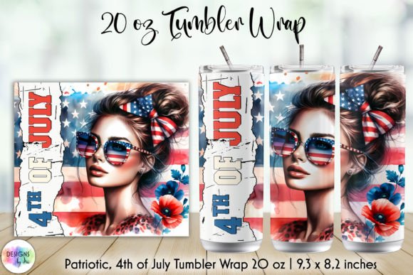 Fourth of July Patriotic Tumbler Wrap Review
