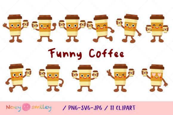 Funny Coffee Cup Holding Take Away Embroidery Design Review