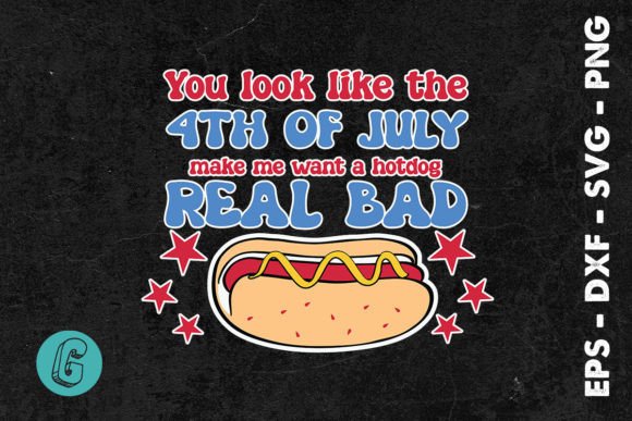 Hotdog 4th of July SVG Review for Embroidery Projects