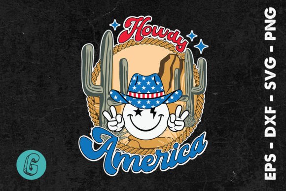 Howdy America Smiley 4th of July SVG Review