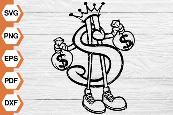 King Dollar Sign SVG EP-156 Review for Embroidery Projects