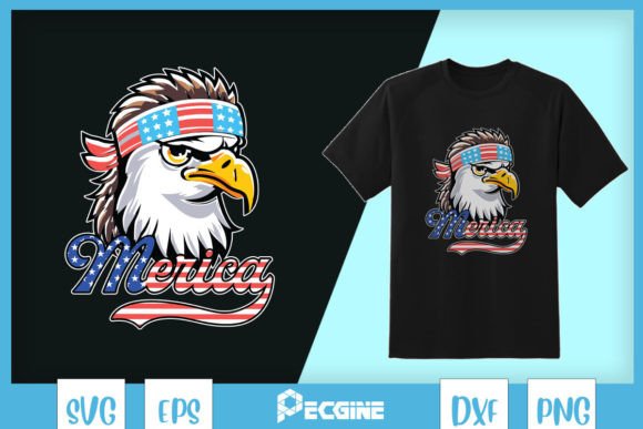 Merica Patriotic USA Eagle Freedom SVG Review