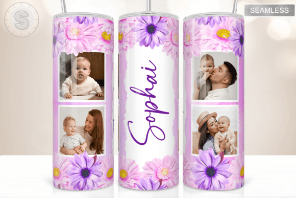 Picture Photo Frame Flowers Tumbler Wrap Review