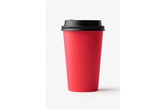 Red Paper Cup Mockup Review for Embroidery Projects