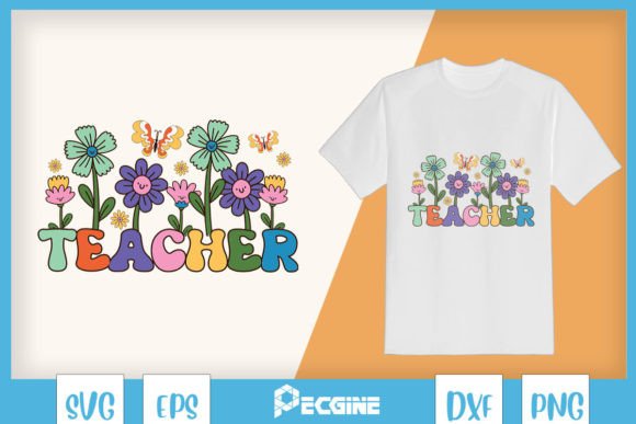 Retro Teacher Floral SVG Review