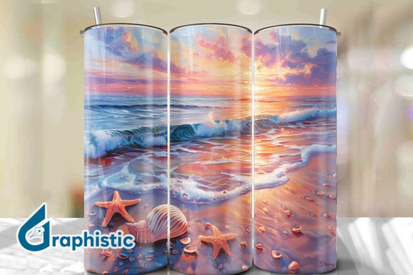 Seashells Sunset Tumbler Wrap 21 Review