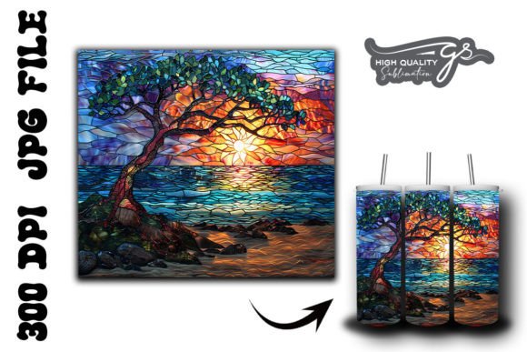 Stained Glass Tree Tumbler Wrap 37 Review