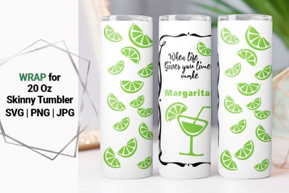 Tumbler Skinny 20oz Margarita Label Embroidery Review