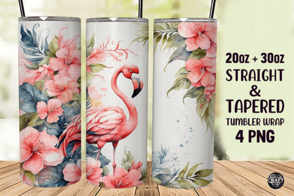 Watercolor Flamingo Tumbler Wrap Review