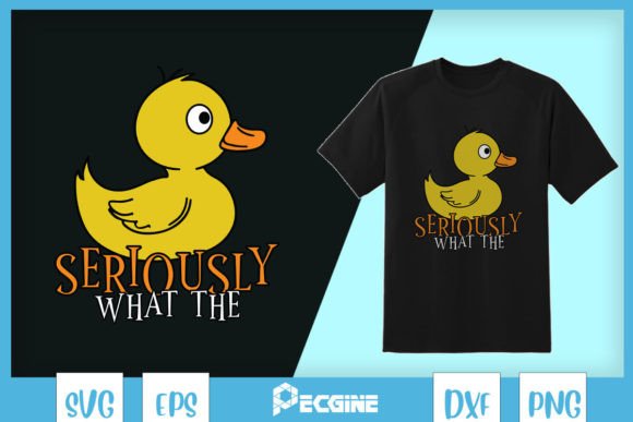 What the Duck Lover Pun SVG for Embroidery Projects